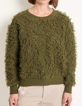 Suéter Week by Weekend cuello redondo para mujer