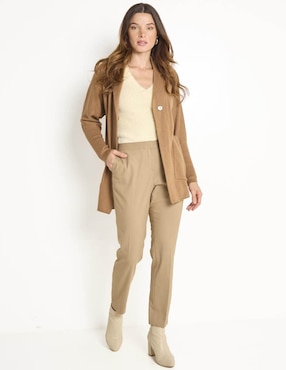 Suéter Week by Weekend cuello V para mujer