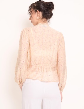 Blusa manga larga para mujer