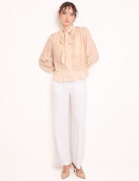 Blusa manga larga para mujer