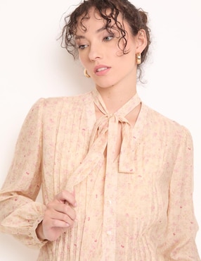 Blusa manga larga para mujer