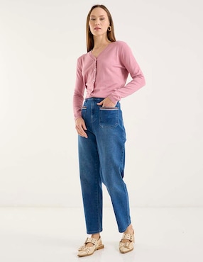 Jeans relaxed straight Week By Weekend para mujer
