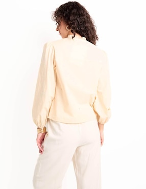 Blusa manga larga para mujer