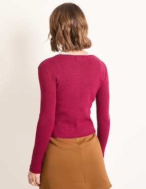 Suéter Week By Weekend cuello con amarre para mujer