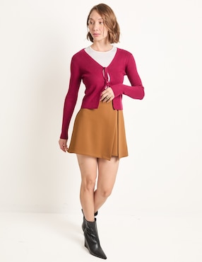 Suéter Week By Weekend cuello con amarre para mujer