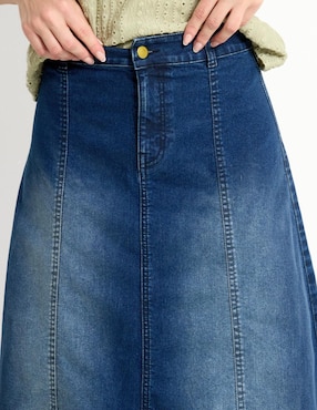 Falda midi Week by Weekend a la cintura