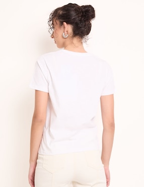 Playera manga corta Week by Weekend cuello redondo para mujer