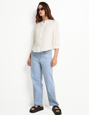 Blusa manga 3/4 para mujer