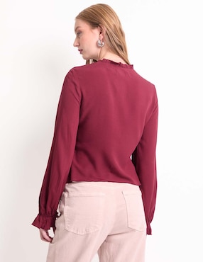 Blusa manga larga para mujer