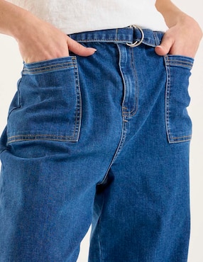 Jeans relaxed straight Week By Weekend para mujer