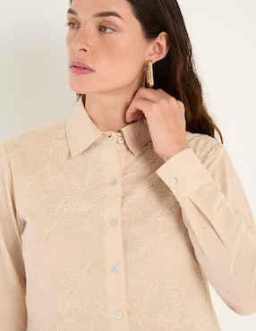 Blusa manga larga para mujer