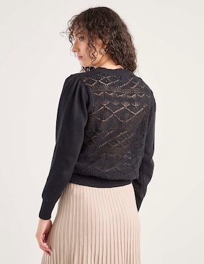 Suéter Week By Weekend cuello redondo para mujer
