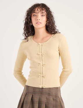 Suéter Week By Weekend cuello redondo para mujer