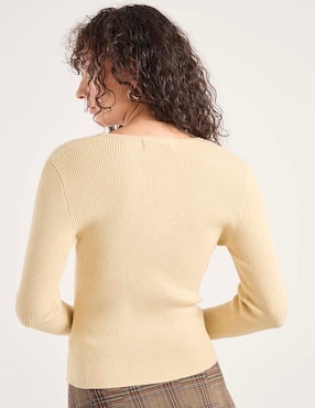 Suéter Week By Weekend cuello redondo para mujer