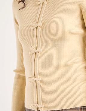 Suéter Week By Weekend cuello redondo para mujer