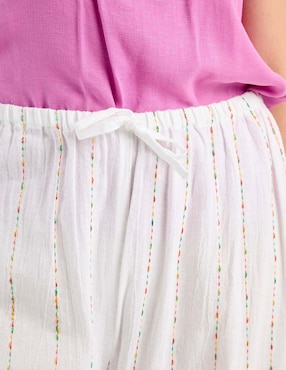Pantalón relaxed amplio para mujer