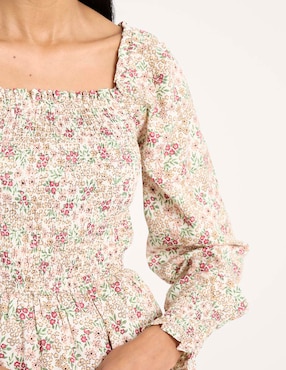Blusa manga larga para mujer