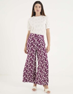 Blusa manga corta para mujer