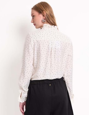 Blusa manga larga para mujer