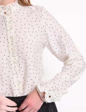 Blusa manga larga para mujer