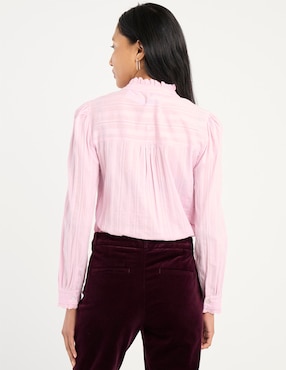 Blusa manga larga para mujer