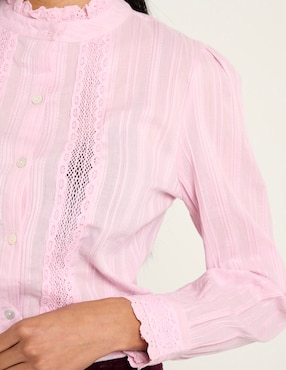 Blusa manga larga para mujer