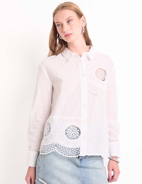Blusa manga larga para mujer
