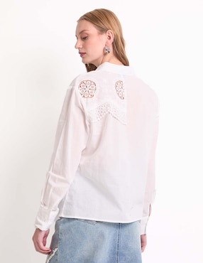 Blusa manga larga para mujer