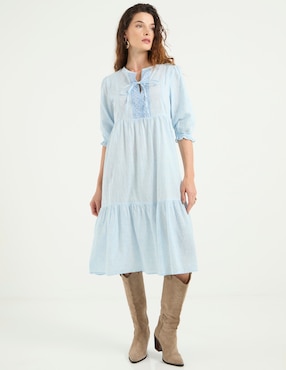 Vestido a la rodilla casual Week by Weekend para mujer