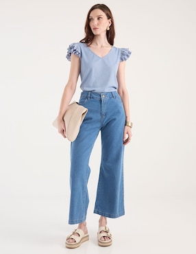 Jeans amplio Week By Weekend para mujer