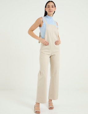 Jumpsuit Week by Weekend estampado liso para mujer