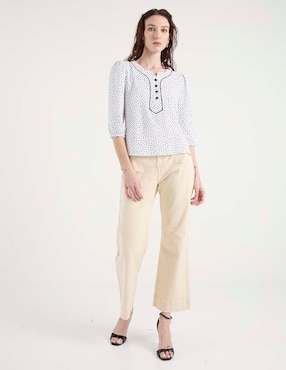 Blusa manga 3/4 para mujer