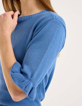 Suéter Week by Weekend cuello redondo para mujer