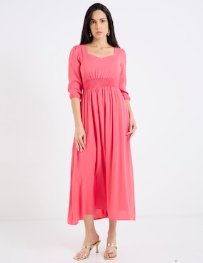 Vestido largo de fiesta Week by Weekend escote cuadrado