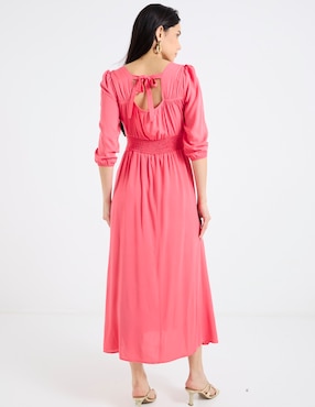 Vestido largo de fiesta Week by Weekend escote cuadrado