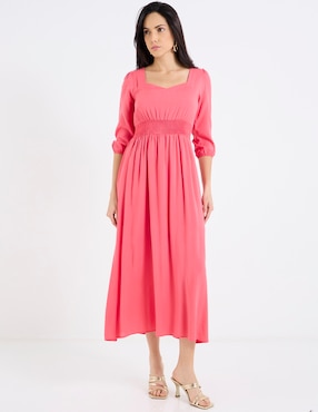 Vestido largo de fiesta Week by Weekend escote cuadrado