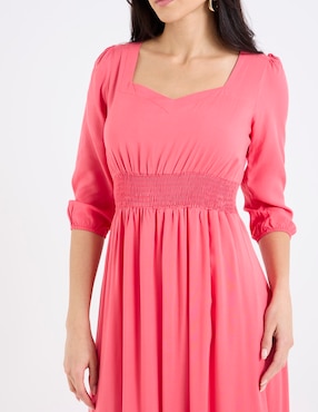 Vestido largo de fiesta Week by Weekend escote cuadrado