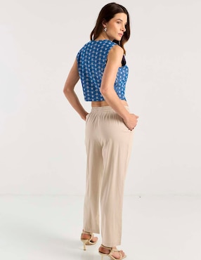 Pantalón easy pant Week by Weekend straight para mujer