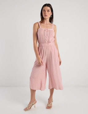 Jumpsuit Week by Weekend de algodón estampado étnico para mujer