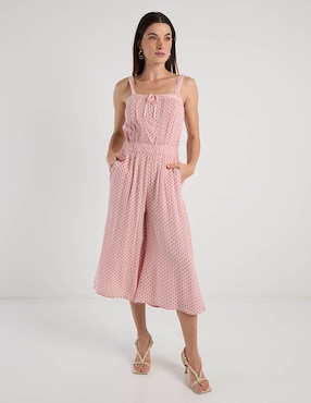 Jumpsuit Week by Weekend de algodón estampado étnico para mujer