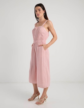 Jumpsuit Week by Weekend de algodón estampado étnico para mujer