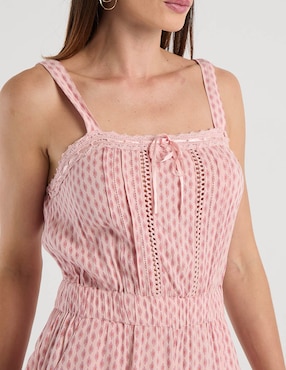 Jumpsuit Week by Weekend de algodón estampado étnico para mujer