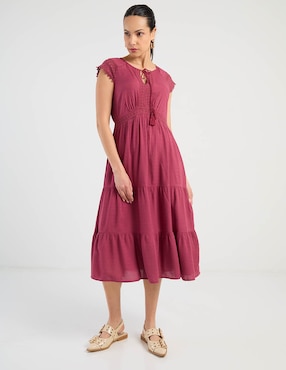 Vestido midi casual Week By Weekend para mujer