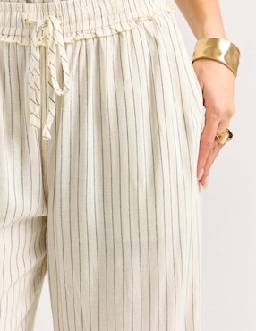 Pantalón coulotte amplio para mujer