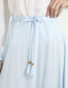 Falda midi Week by Weekend a la cintura