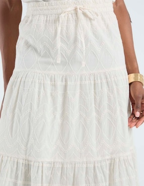 Falda midi Week by Weekend a la cintura