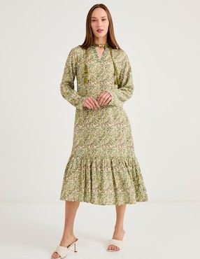 Vestido midi casual Week by Weekend para mujer