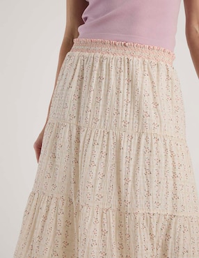 Falda larga Week by Weekend a la cintura