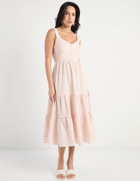 Vestido midi casual Week by Weekend para mujer