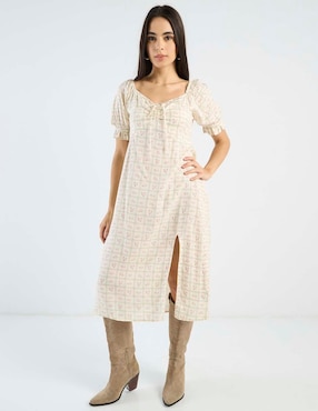 Vestido midi casual Week By Weekend para mujer